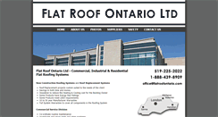Desktop Screenshot of flatroofontario.com